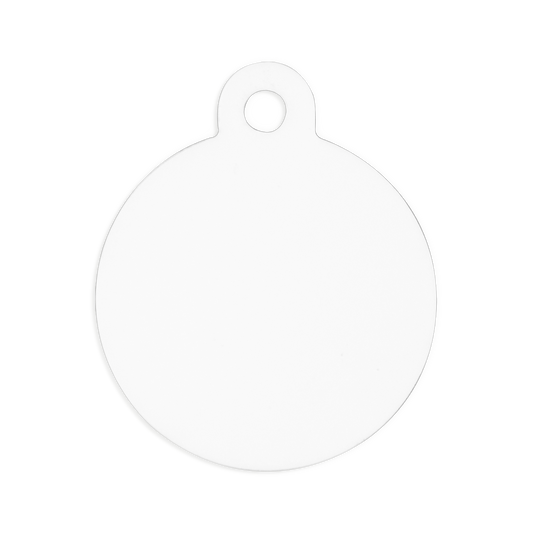 Custom Engraved Pet ID Tag — Personalized Bone & Round Name Tags for Dogs & Cats