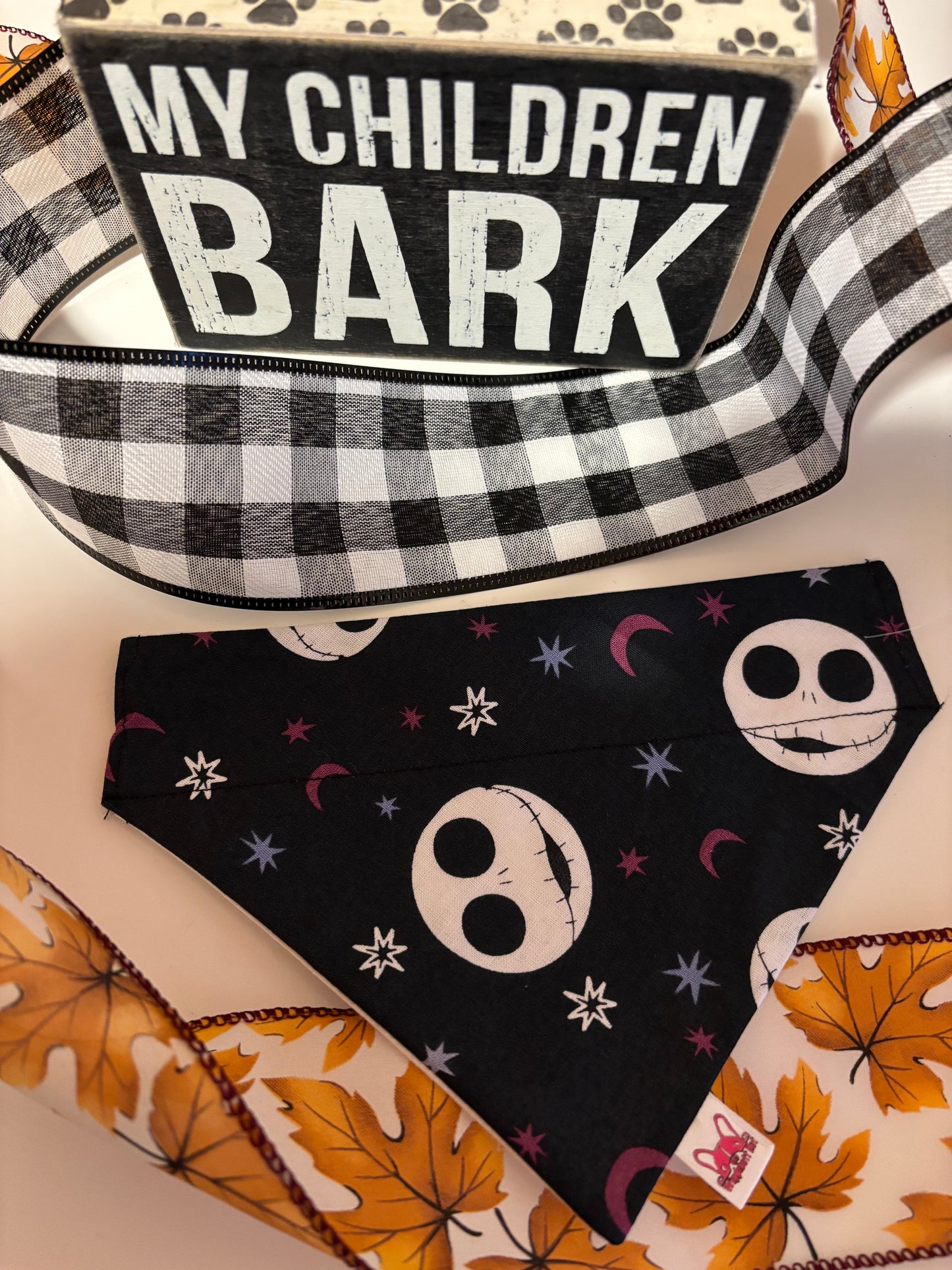Halloween on-the-collar Bandana
