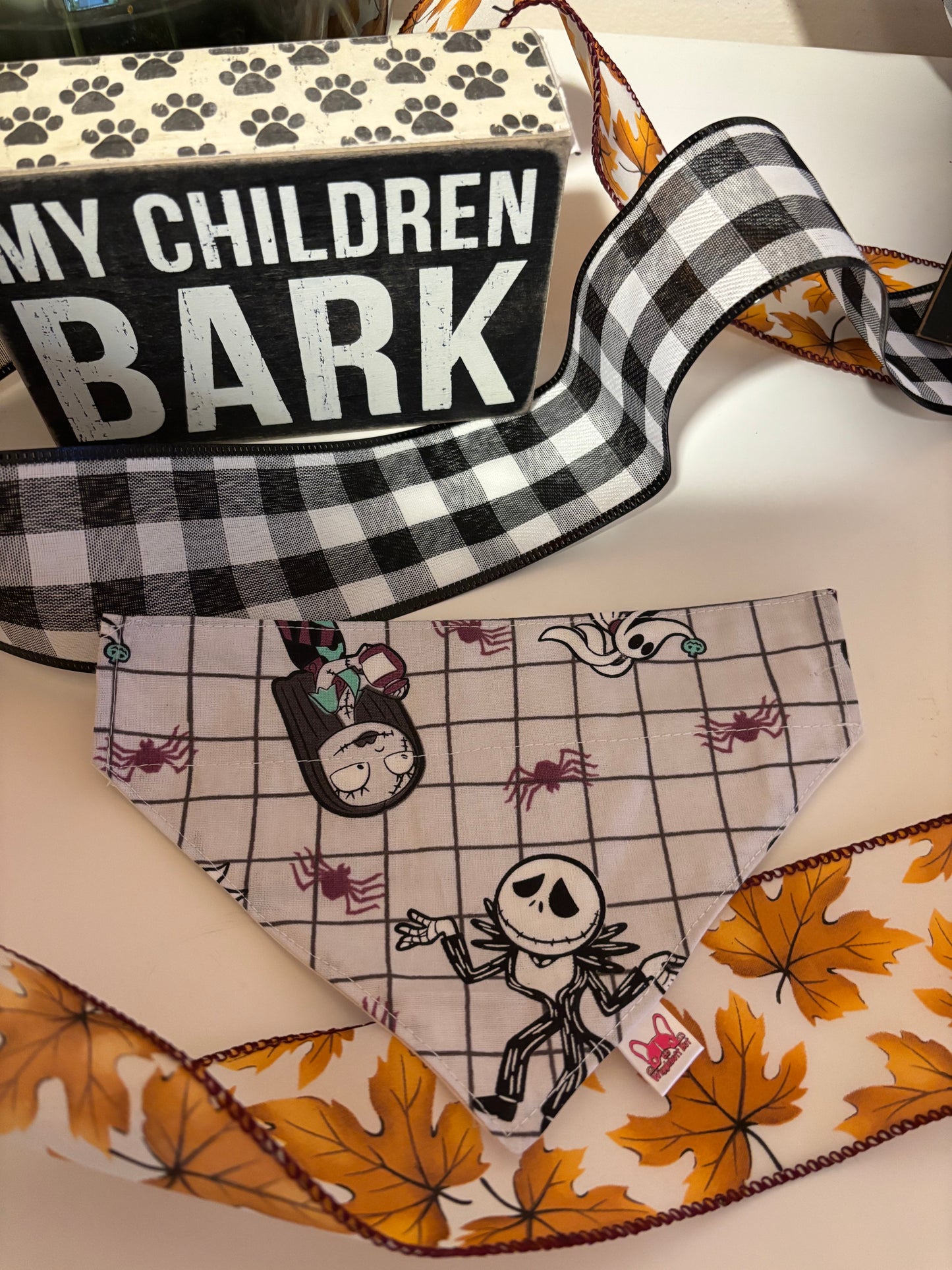 Halloween on-the-collar Bandana