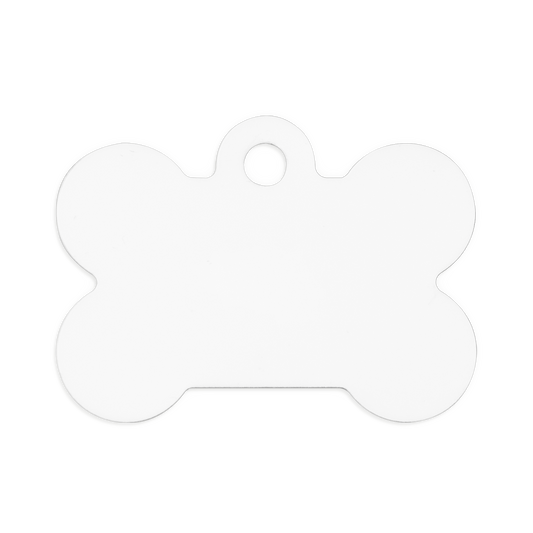 Custom Engraved Pet ID Tag — Personalized Bone & Round Name Tags for Dogs & Cats