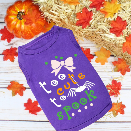 Too Cute to Spook pet tee